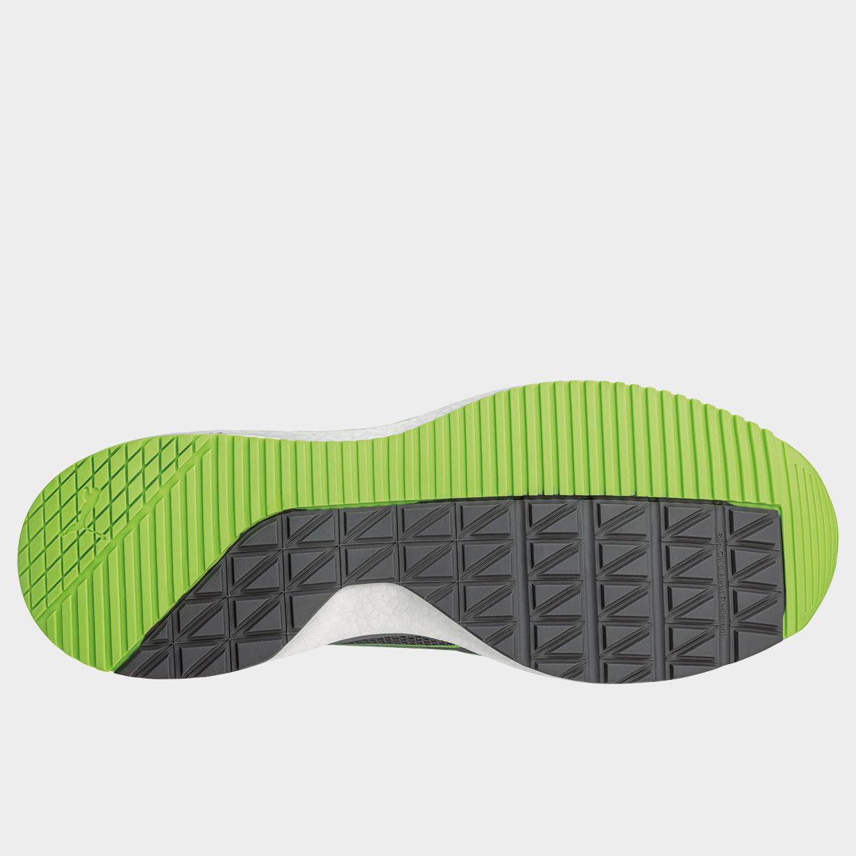 Work shoes PUMA SLIDE GREY/GREEN S1PS ESD FO HRO SR - 8