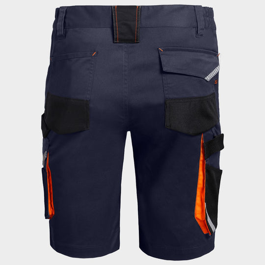 Pantaloni scurți de lucru Kastor Stretch DARK BLUE/RED - 2
