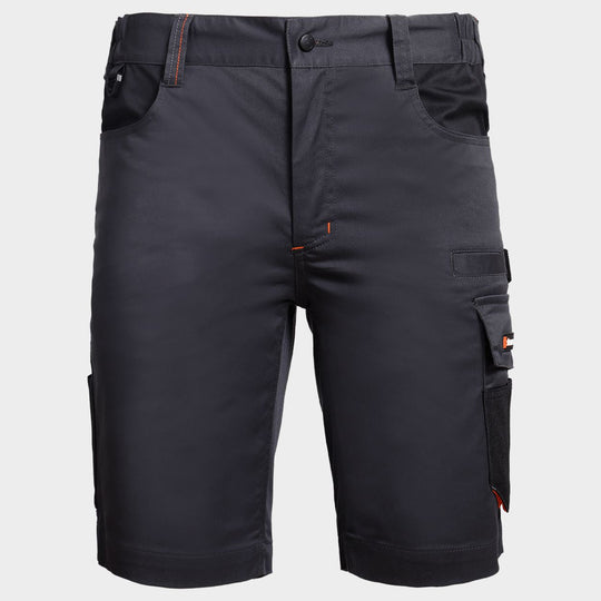 Pantaloni scurți de lucru Kastor Stretch GREY/ORANGE - 1
