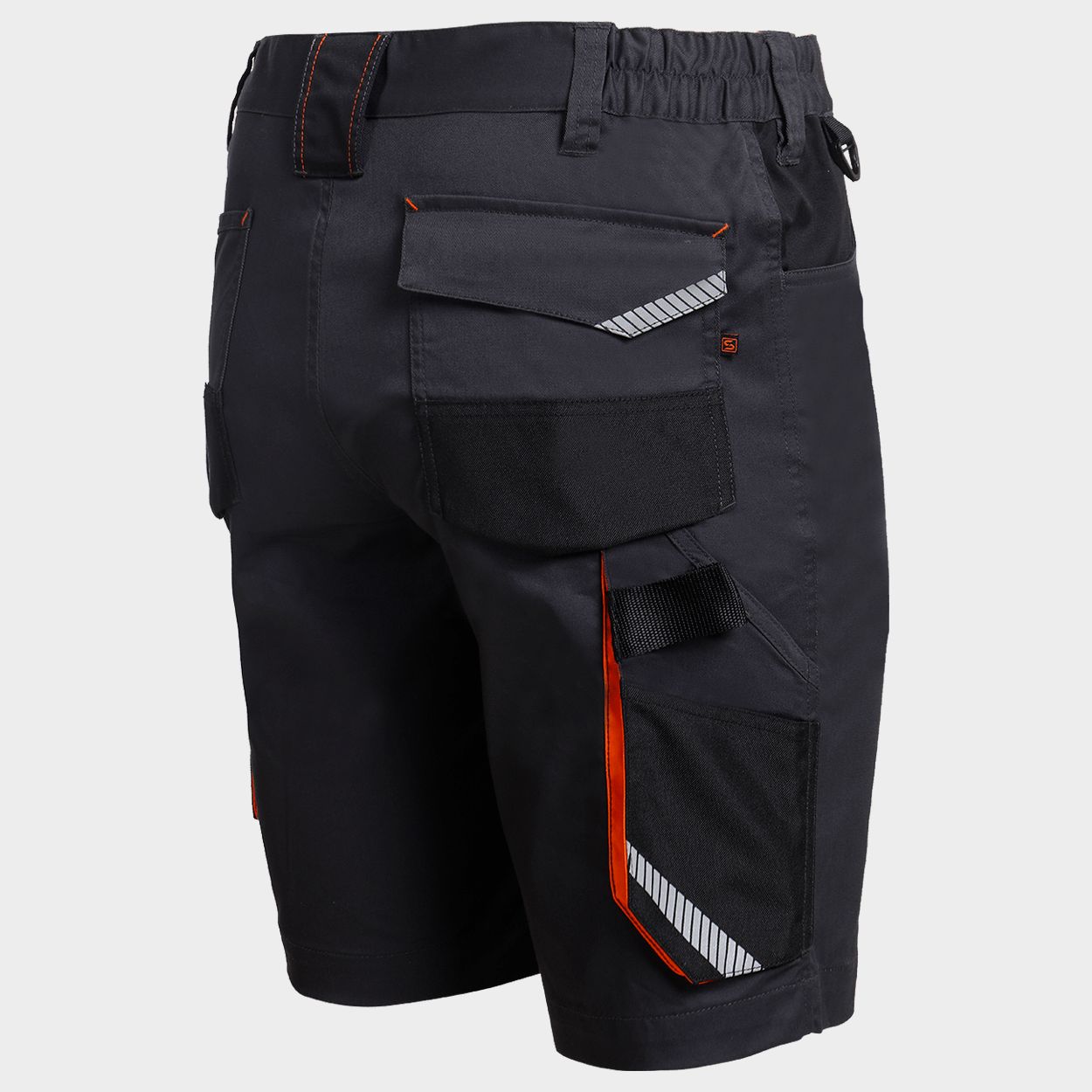 Pantaloni scurți de lucru Kastor Stretch GREY/ORANGE - 3