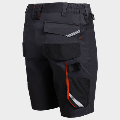 Pantaloni scurți de lucru Kastor Stretch GREY/ORANGE - 3