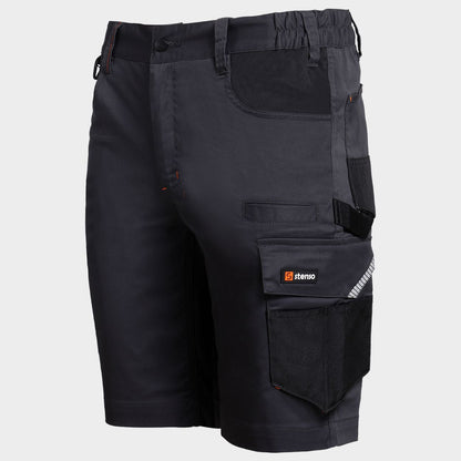 Pantaloni scurți de lucru Kastor Stretch GREY/ORANGE - 4