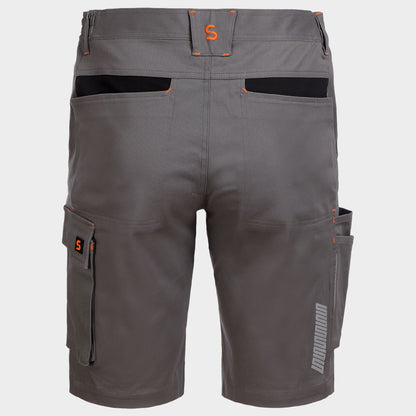 Work shorts MELBOURNE STRETCH  GREY/BLACK - 2