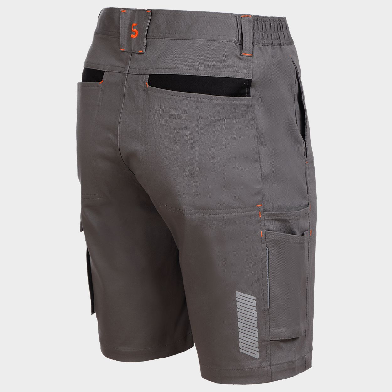 Work shorts MELBOURNE STRETCH  GREY/BLACK - 6
