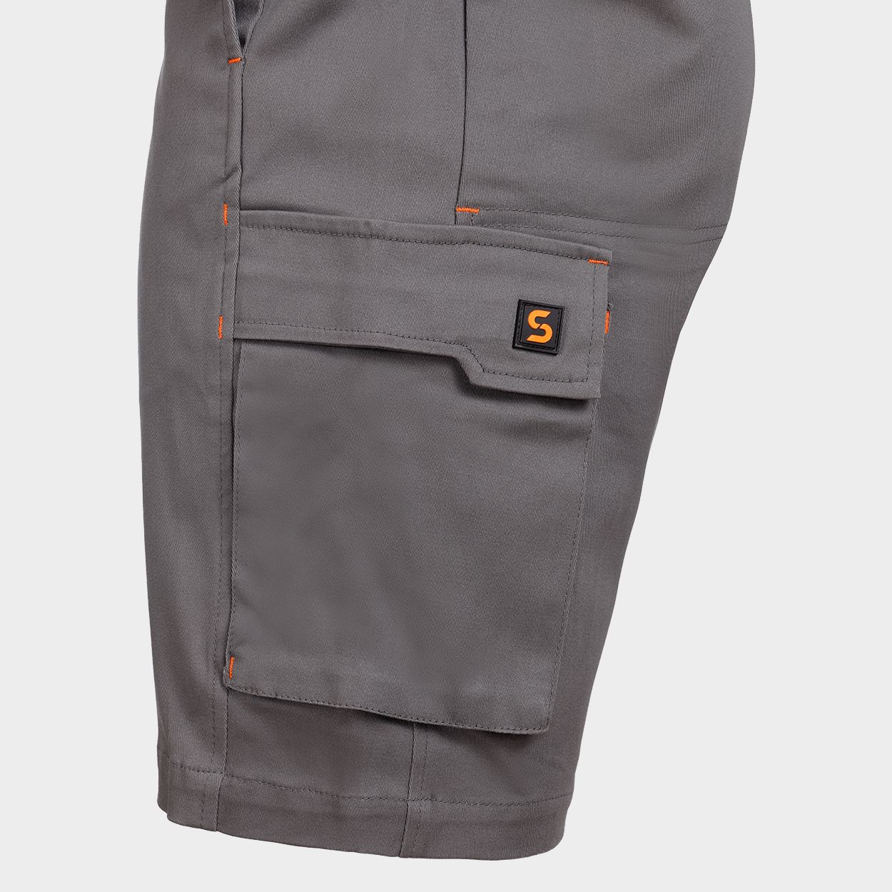 Work shorts MELBOURNE STRETCH  GREY/BLACK - 7