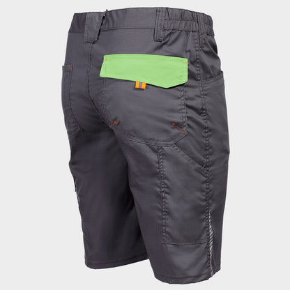 Pantaloni scurți de lucru PRISMA LIGHT STRETCH GRI DESCHIS - 5