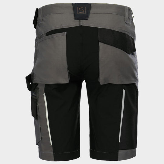 Pantaloni scurți de lucru REVOLT LIGHT STRETCH GREEN - 2
