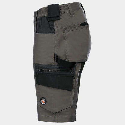 Pantaloni scurți de lucru REVOLT LIGHT STRETCH GREEN - 4