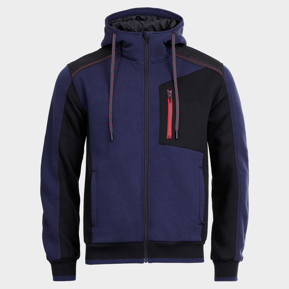 Работен суитшърт REVOLT 2.0 DARK BLUE/BLACK - 1