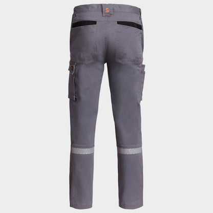 Work trouser MELBOURNE STRETCH GREY/BLACK - 2