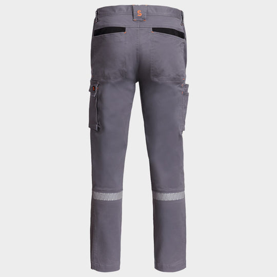 Pantaloni de lucru MELBOURNE STRETCH GREY/BLACK - 2