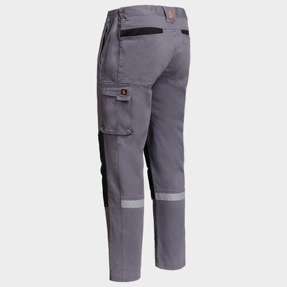 Work trouser MELBOURNE STRETCH GREY/BLACK - 5
