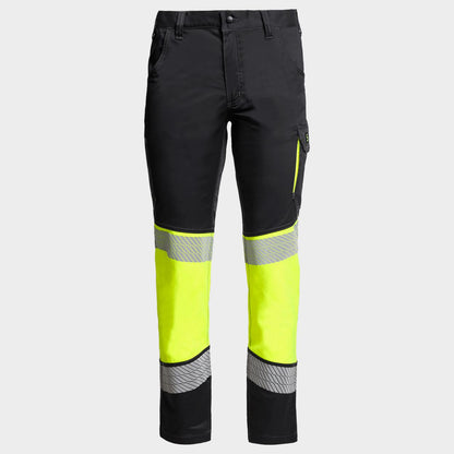 Работен панталон PRIMO HV LIGHT STRETCH YELLOW - 1