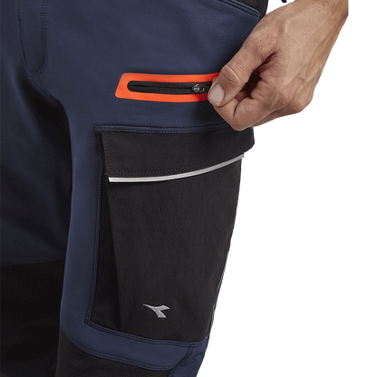 Pantaloni de lucru DIADORA PANT HYBRID CARGO BLACK/BLUE - 3