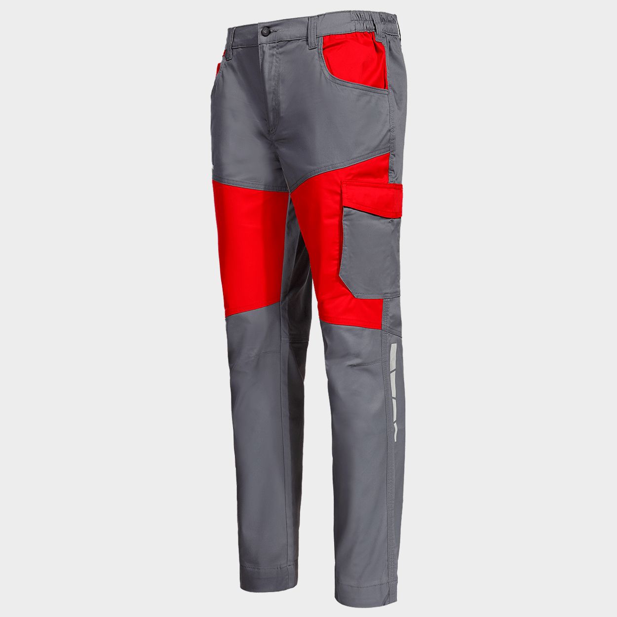 Pantaloni de lucru EOS STRETCH RED/GREY - 4