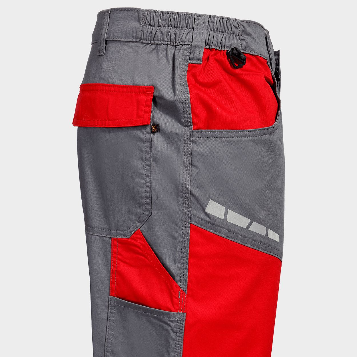 Pantaloni de lucru EOS STRETCH RED/GREY - 5