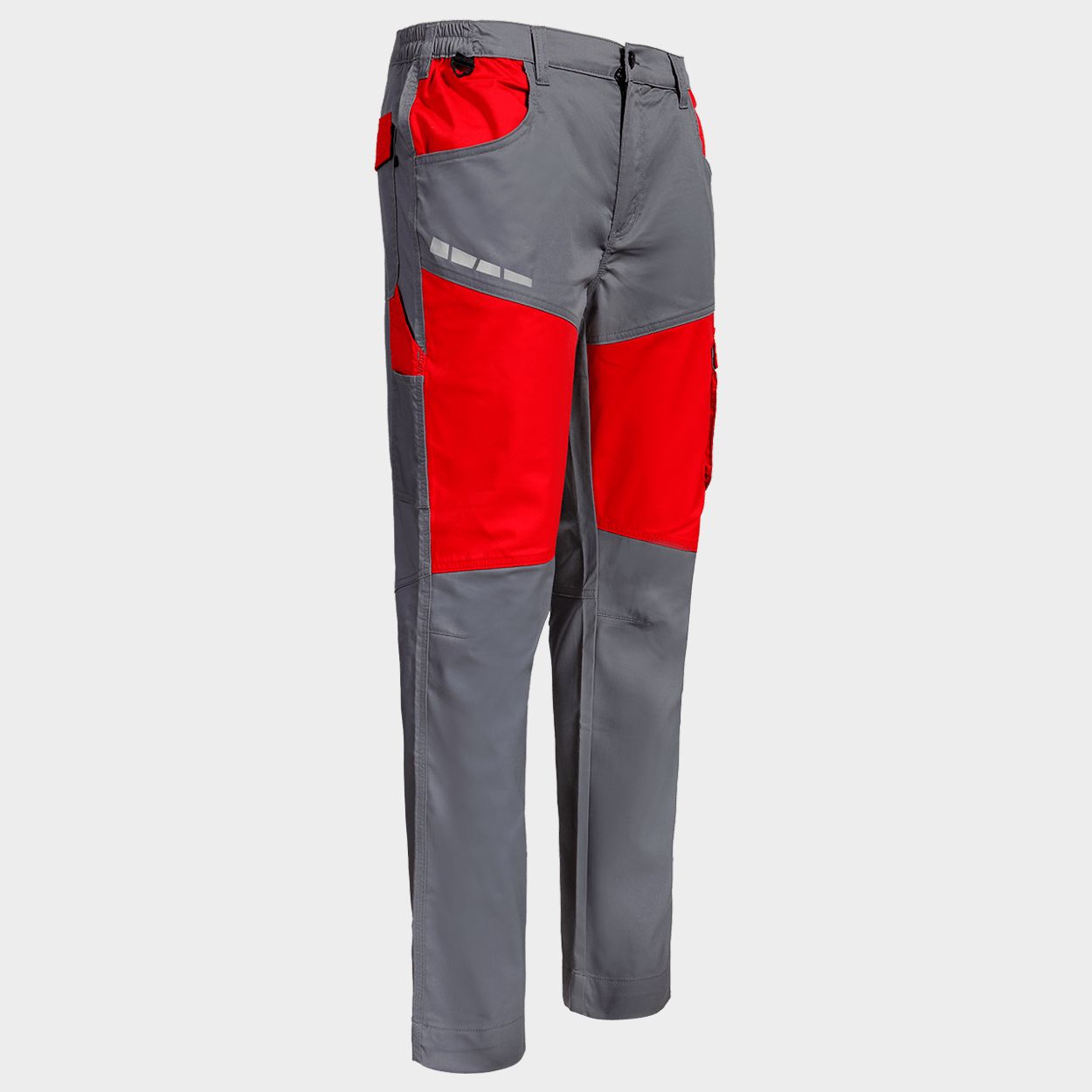 Pantaloni de lucru EOS STRETCH RED/GREY - 6