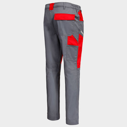 Pantaloni de lucru EOS STRETCH RED/GREY - 7