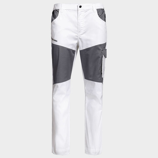 Pantaloni de lucru EOS STRETCH WHITE/GREY - 1