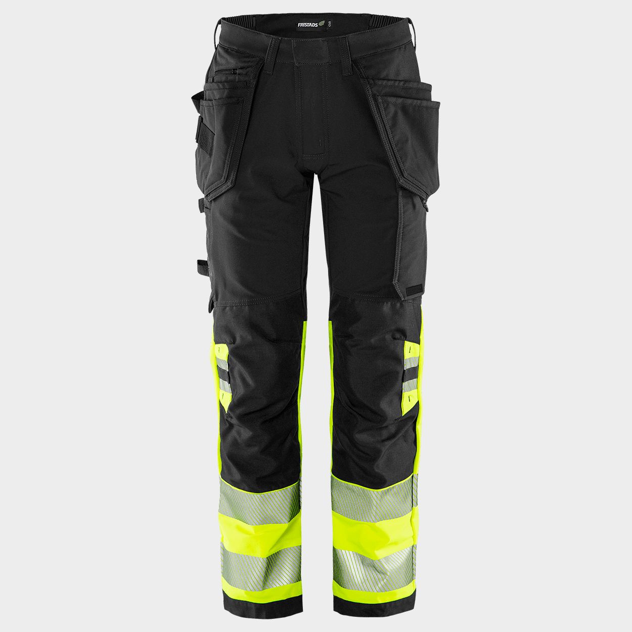Work trousers FRISTADS CRAFTSMAN HV YELLOW/BLACK - 1