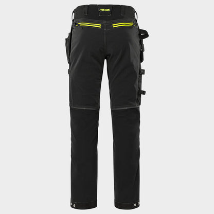 Work trousers FRISTADS CRAFTSMAN STRETCH BLACK - 2