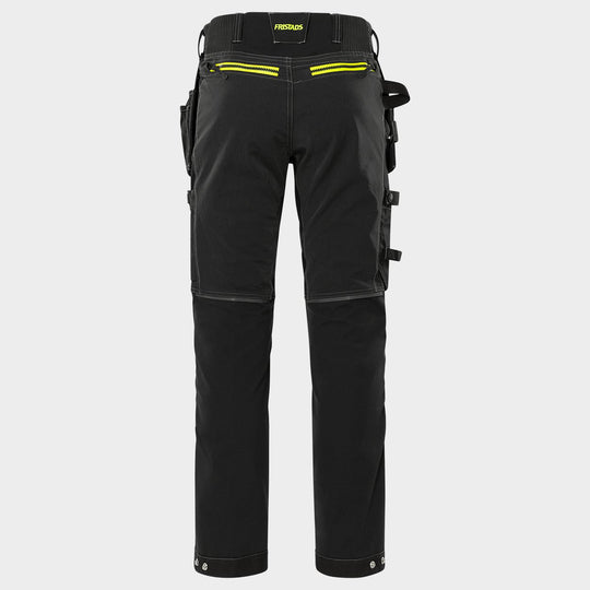 Pantaloni de lucru FRISTADS CRAFTSMAN STRETCH NEGRU - 2