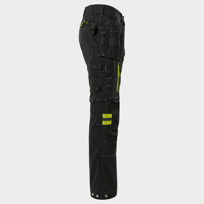 Work trousers FRISTADS CRAFTSMAN STRETCH BLACK - 3