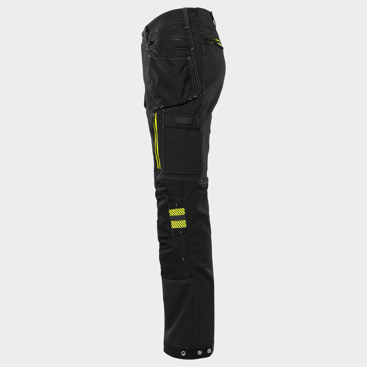 Work trousers FRISTADS CRAFTSMAN STRETCH BLACK - 4
