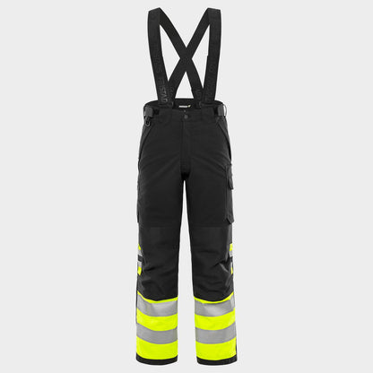 Работен панталон FRISTADS HV WINTER YELLOW/BLACK - 1