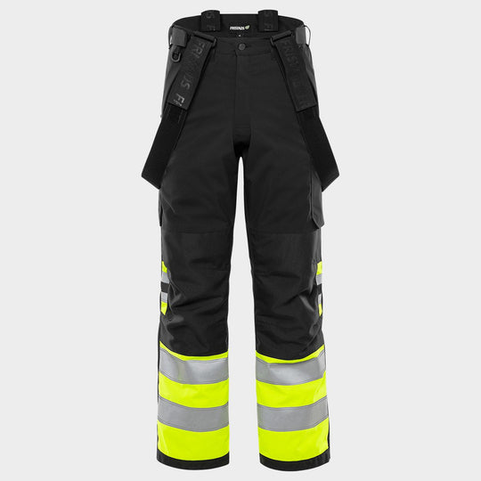 Pantaloni de lucru FRISTADS HV WINTER GALBEN/NEGRU - 2