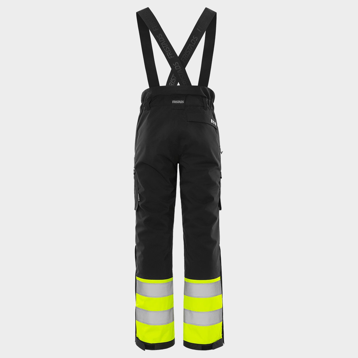 Работен панталон FRISTADS HV WINTER YELLOW/BLACK - 4