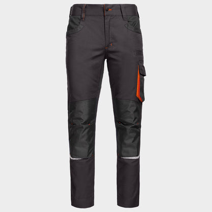 Παντελόνι εργασίας KASTOR STRETCH GREY/ORANGE - 1