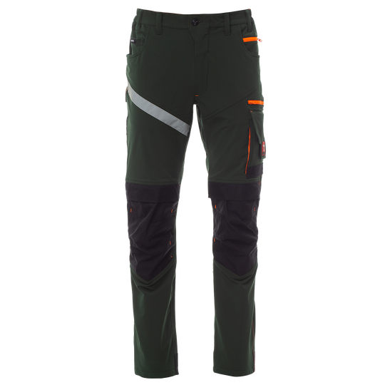 Work trousers PAYPER NEXT 4W GREEN/BLACK - 1