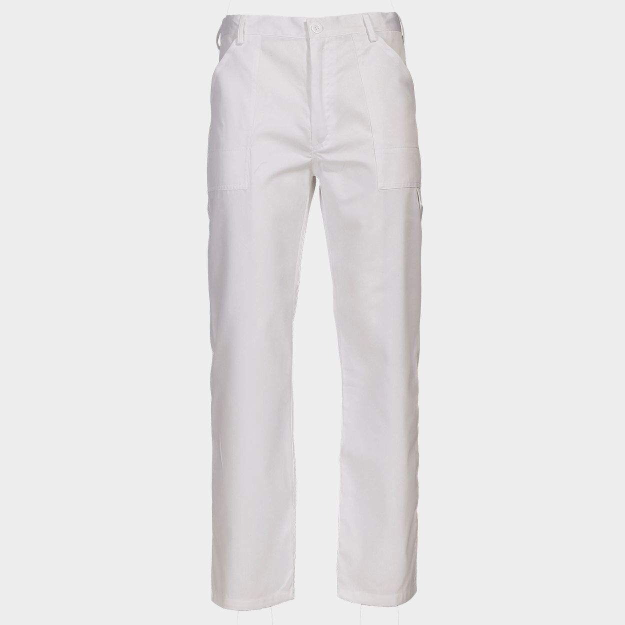 Pantaloni de lucru PLUTONN T/C ALB - 1