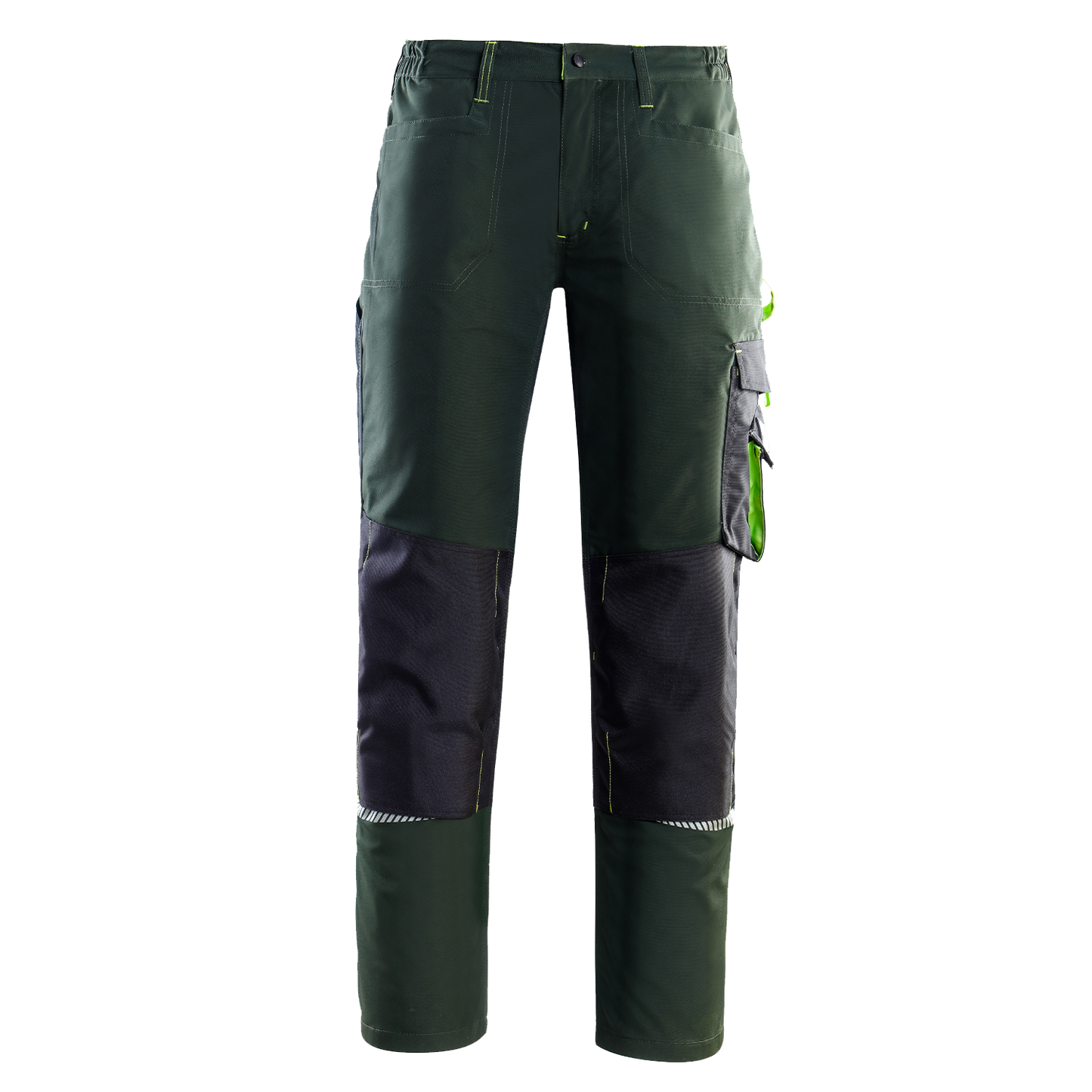 Работен панталон PRISMA GREEN/BLACK - 1
