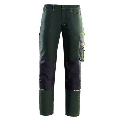 Работен панталон PRISMA GREEN/BLACK - 1