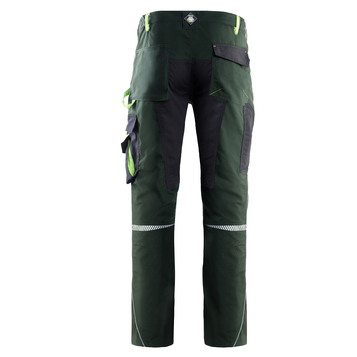 Работен панталон PRISMA GREEN/BLACK - 2