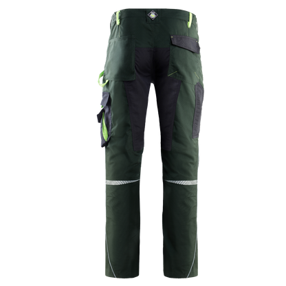 Работен панталон PRISMA GREEN/BLACK - 2