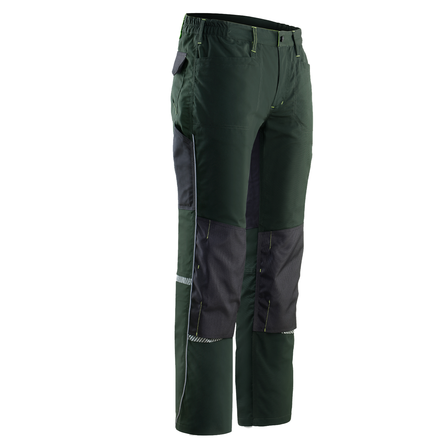 Работен панталон PRISMA GREEN/BLACK - 3