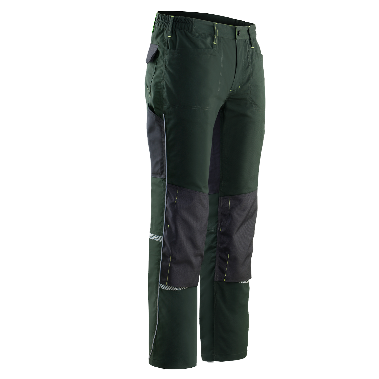 Работен панталон PRISMA GREEN/BLACK - 3