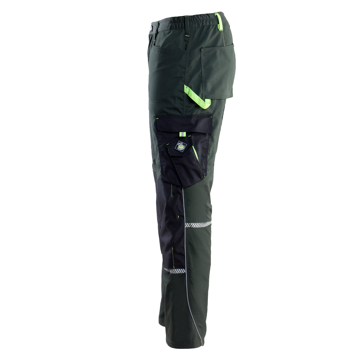 Работен панталон PRISMA GREEN/BLACK - 4