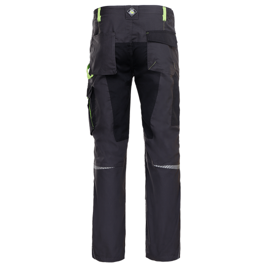 Pantalon de lucru PRISMA GRI/VERDE - 2