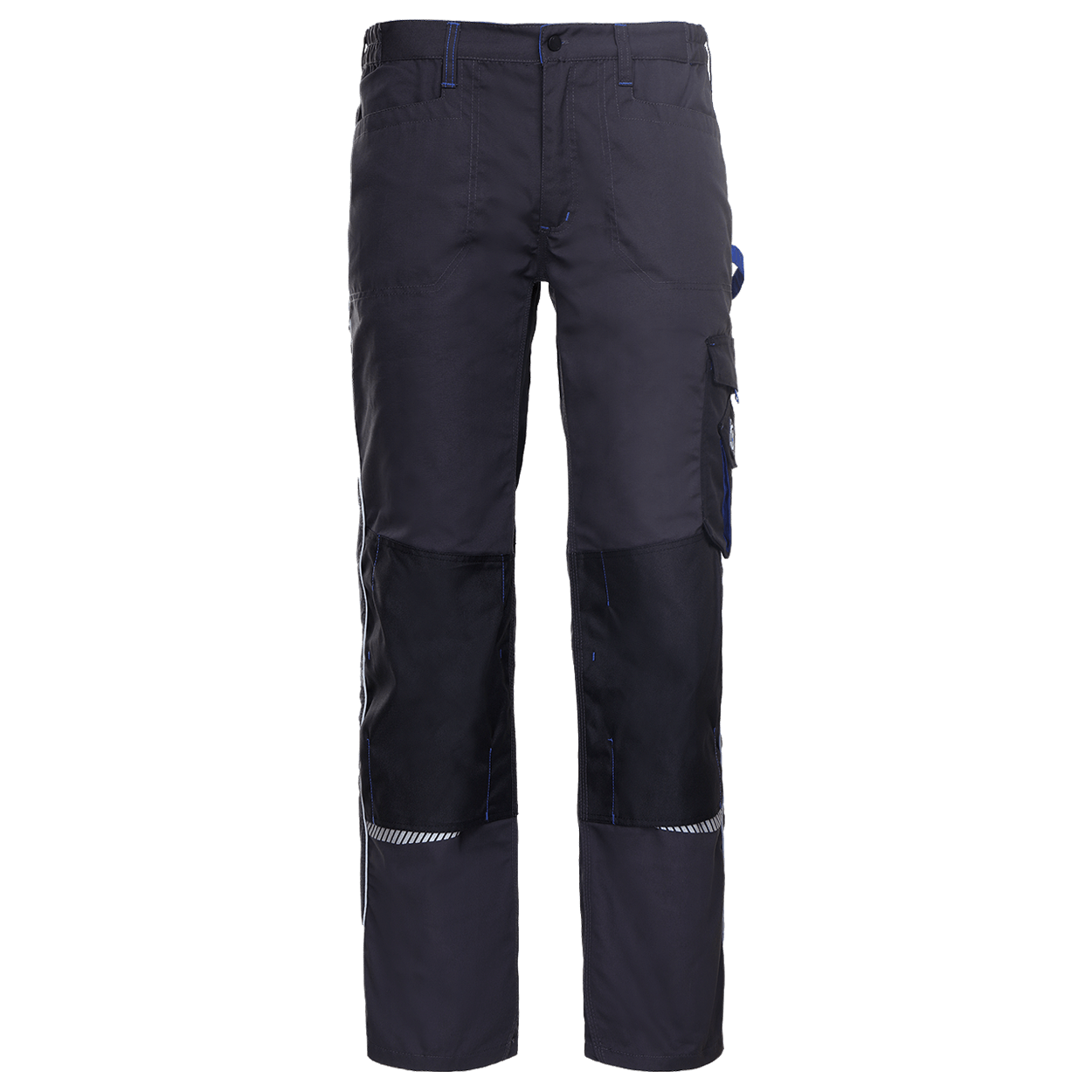 Pantaloni de lucru PRISMA GRI/ALBASTRU REGAL - 1