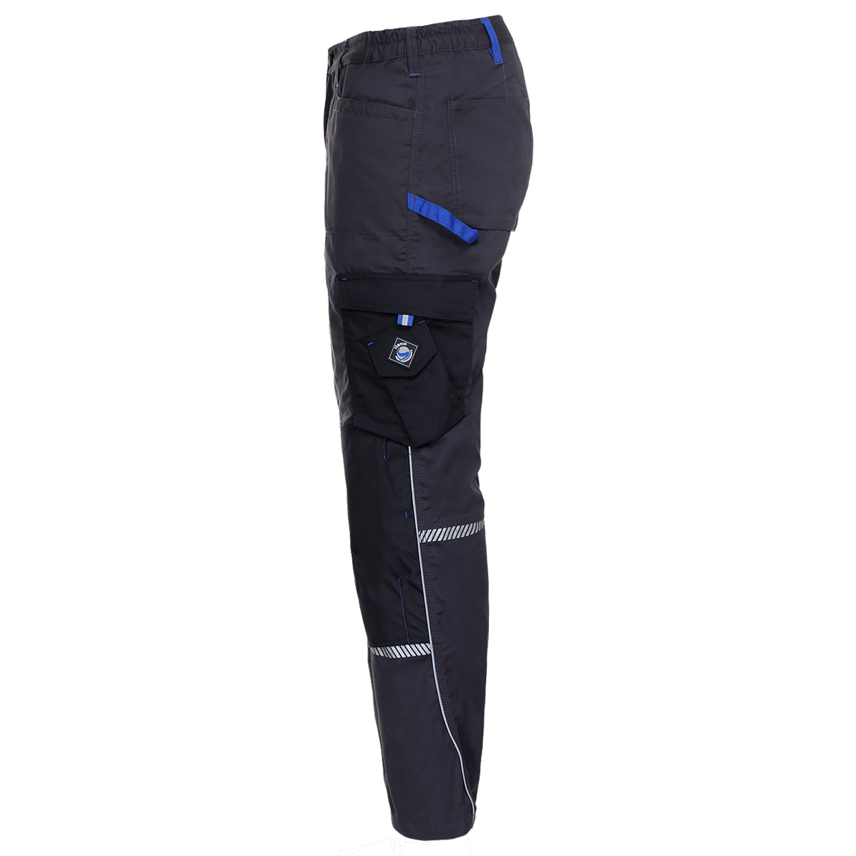 Pantaloni de lucru PRISMA GRI/ALBASTRU REGAL - 3