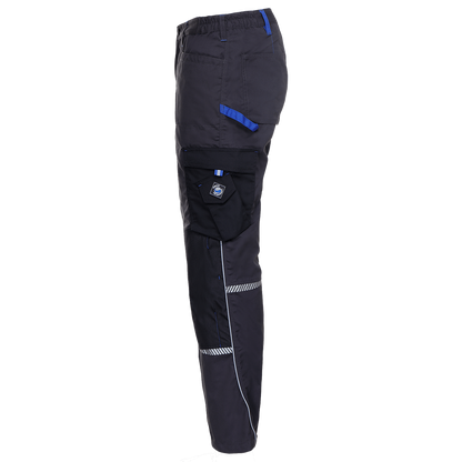 Pantaloni de lucru PRISMA GRI/ALBASTRU REGAL - 3