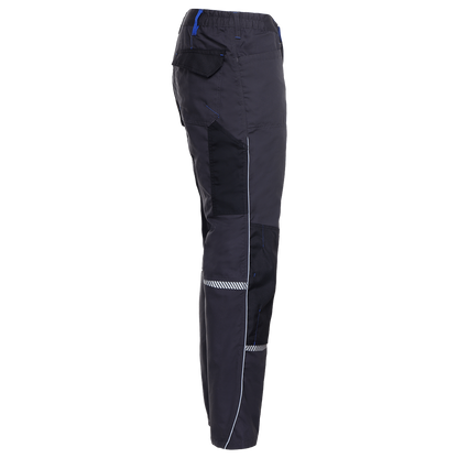 Pantaloni de lucru PRISMA GRI/ALBASTRU REGAL - 4
