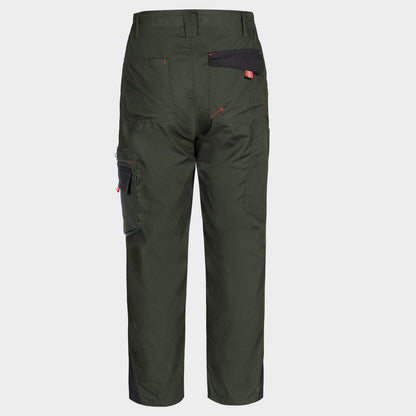 Pantaloni de lucru PRISMA LIGHT STRETCH KAKI/NEGRU - 2