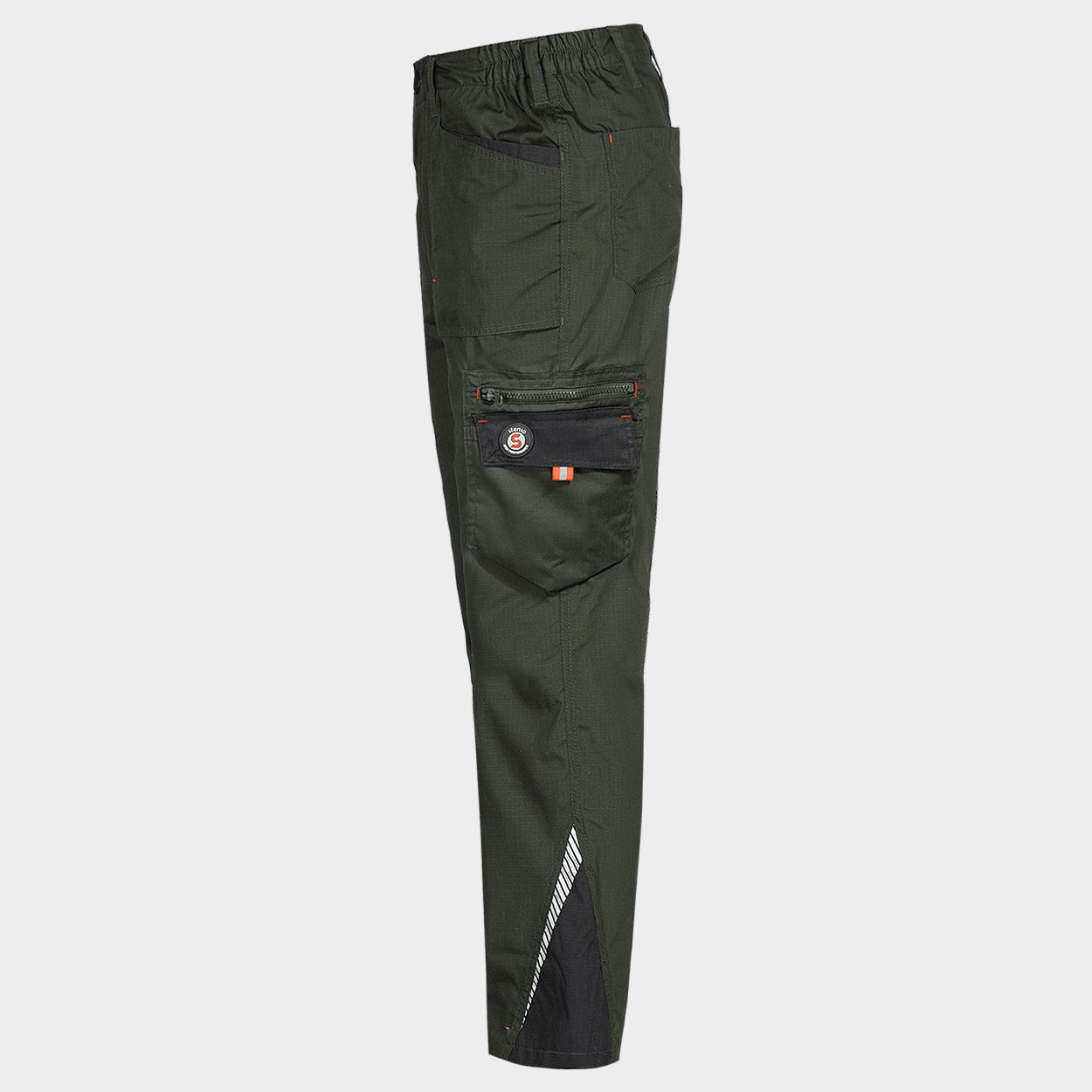 Pantaloni de lucru PRISMA LIGHT STRETCH KAKI/NEGRU - 3