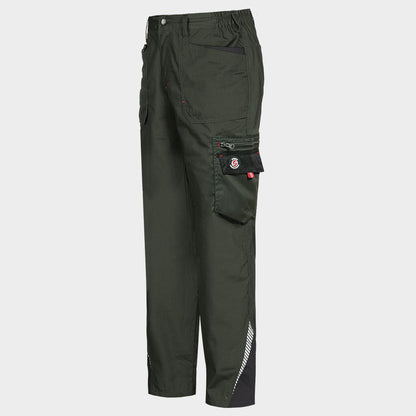 Pantaloni de lucru PRISMA LIGHT STRETCH KAKI/NEGRU - 4