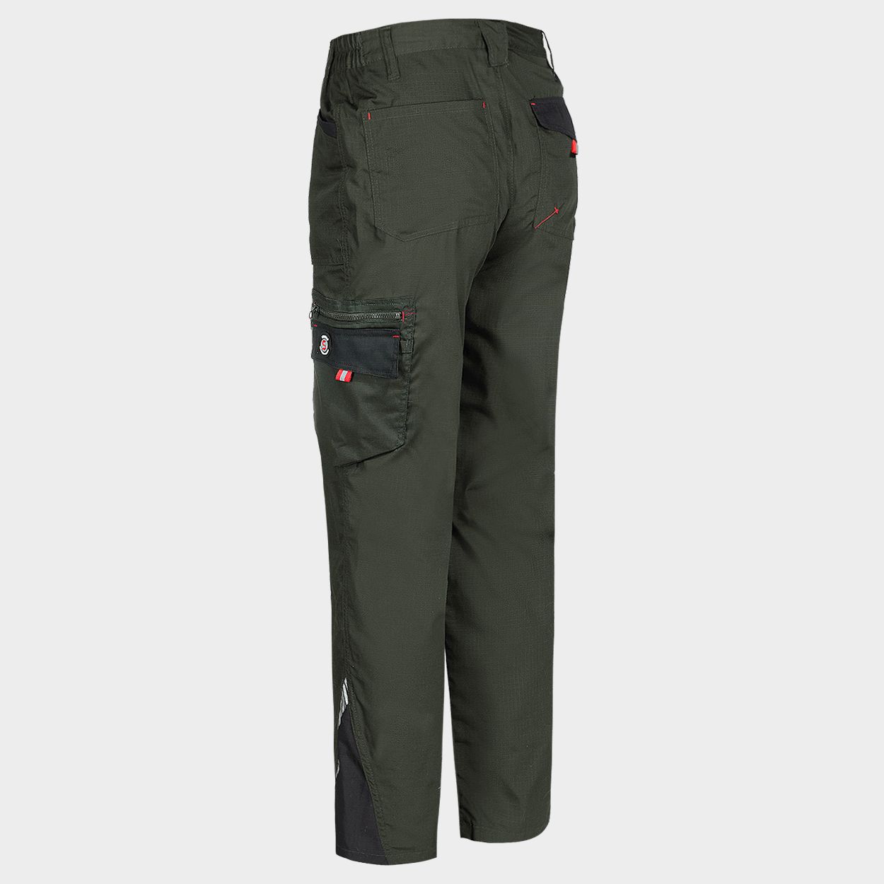 Pantaloni de lucru PRISMA LIGHT STRETCH KAKI/NEGRU - 5